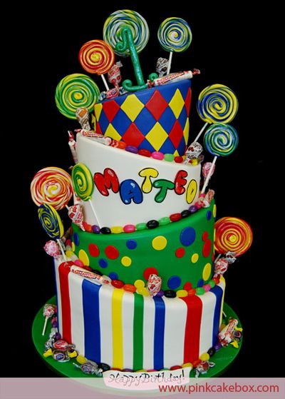 candyland theme cake