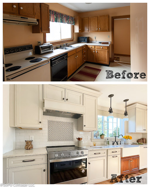 SoPo Cottage: Before and After: Basic Bungalow No More!!