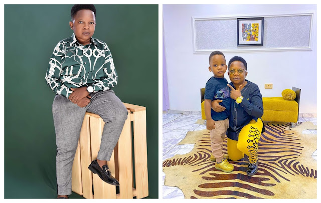 Lovely photos of Actor Chinedu Ikedieze and his son (Photos)