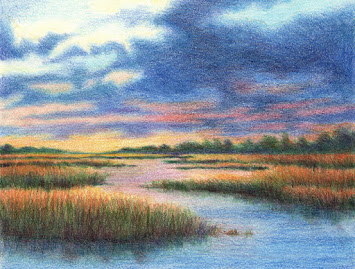 Drawing the Autumn Landscape in Colored Pencil Saturday, October 22, 1-4 pm
