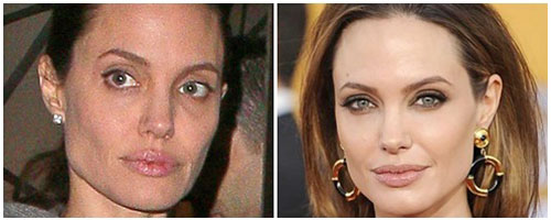 Angelina Jolie sin maquillaje