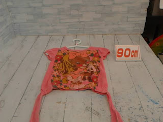 中古品　子供服　９０ｃｍ　Ｇｒａｎｄ　Ｇｒｏｕｎｄ　ピンク　半袖トップス　２２０円