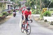 Wagub SK Jajal Tondano Lewat Ajang The TX Tondano Manado Road Bike Challage 2021 