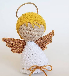 PATRON GRATIS ANGEL AMIGURUMI 47375 👼🏼