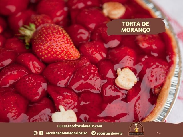 Receita de Torta de Morango