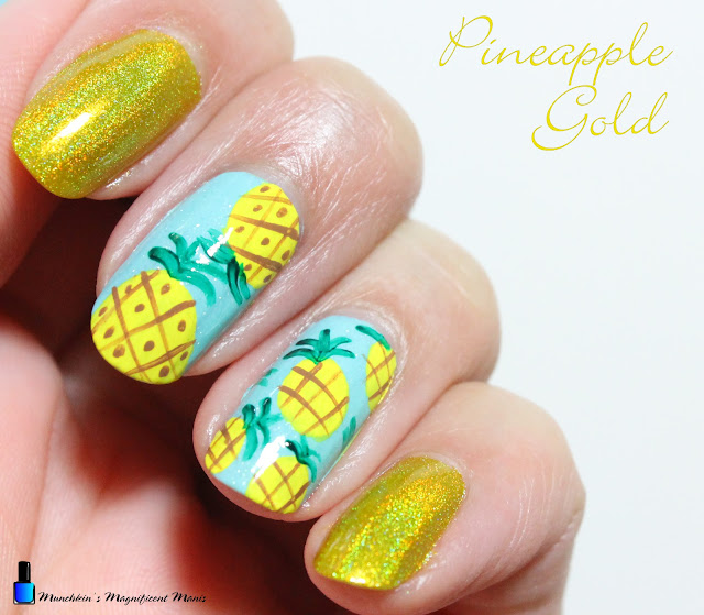 Pineapple Nail Design