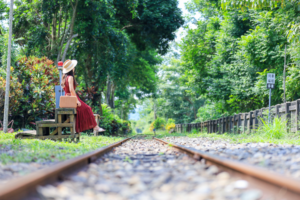 嘉義竹崎鹿麻產火車站充滿日本風的木造建築，戀戀阿里山森鐵