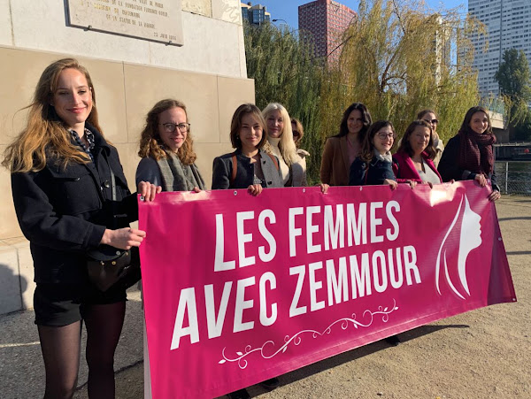 Aix-en-Provence : action du collectif « Les femmes avec Zemmour » pour exiger l’expulsion des criminels étrangers