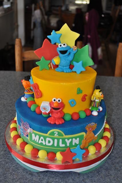 sesame street cake