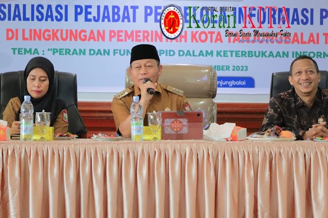 Pemko Tanjungbalai Gelar Sosialisasi Pejabat Pengelola Informasi Dokumentasi (PPID) Tahun 2023