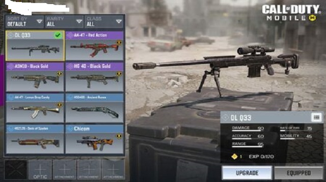 Cara Setting Senjata di Call of Duty Mobile