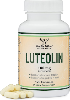 Double Wood Luteolin Supplement 100mg per Servings (50mg/capsule)