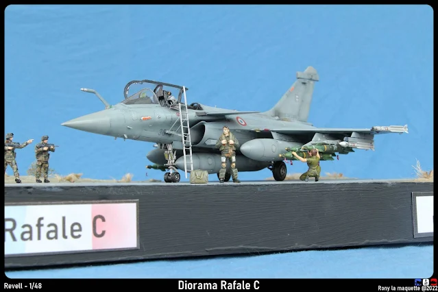 Diorama pour un Rafale C.