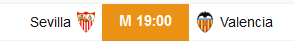 Sevilla vs Valencia