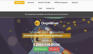 Dogecoin mIning site