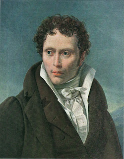 1815'te Arthur Schopenhauer, portre Ludwig Sigismund Ruhl
