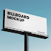 Crumpled Paper Billboard Mockup PSD