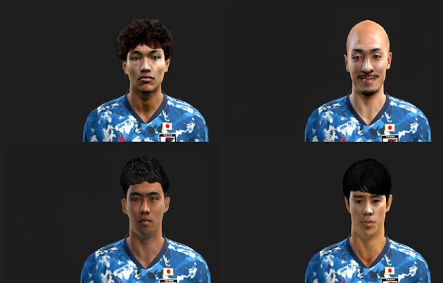 Japan National Team Facepack V2 For PES 2013