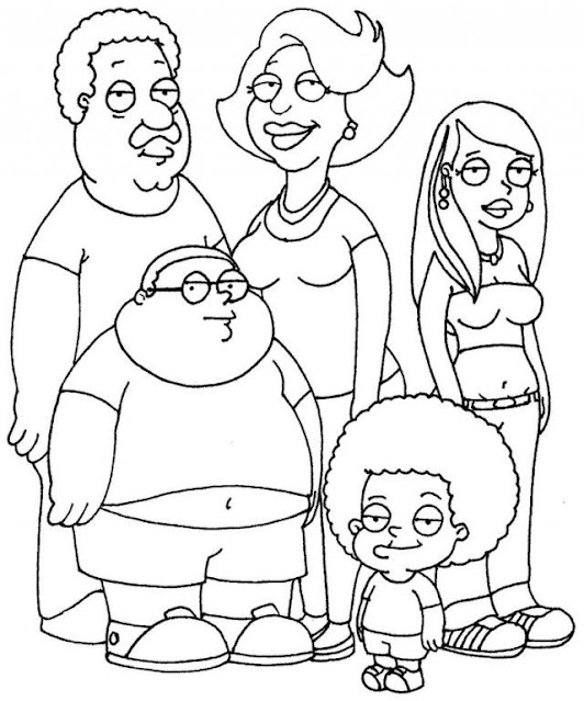 Cleveland Brown Jr Coloring Pages