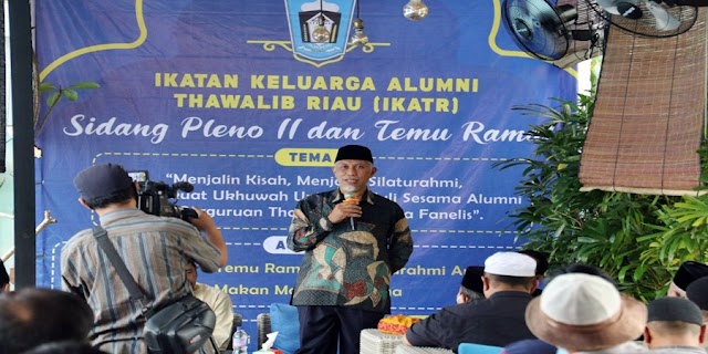 Dijamu IKATR, Buya Mahyeldi: Sumbar Sangat Serius Kembangkan Pesantren