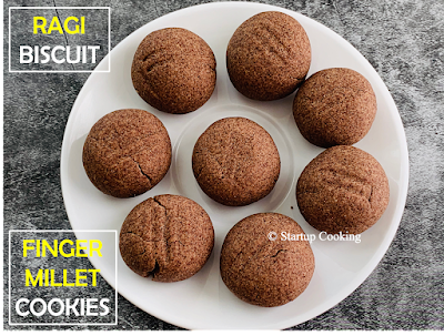 finger millet cookies