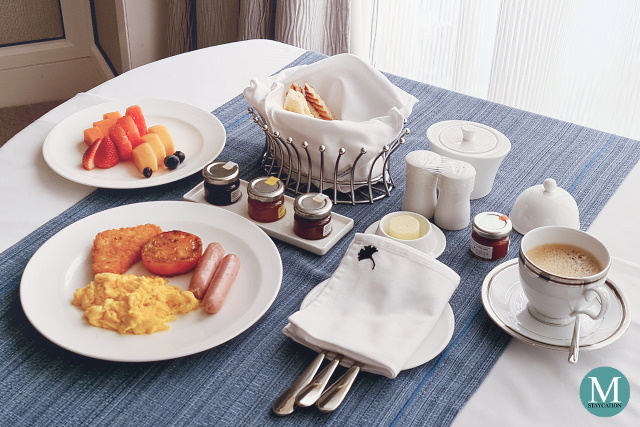 American In-Room Breakfast at Hotel Okura Manila