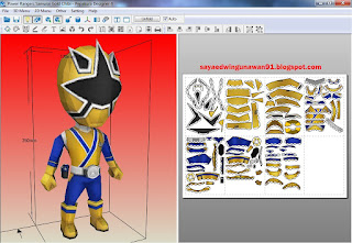 Power Rangers Samurai Gold Chibi