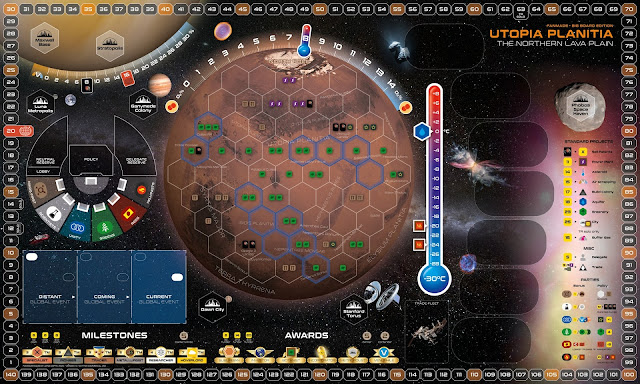 Terraforming Mars fan made board Utopia Planitia