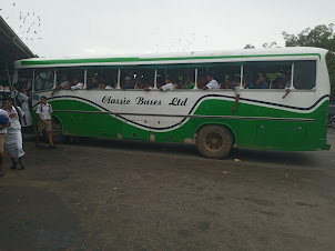 Overcrowded bus during peak travel hours at Nadi Bus Terminus.