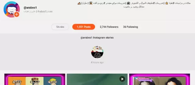 شرح طريقة تنزيل صور وفيديوهات وستوري انستقرام عبر الكمبيوتر