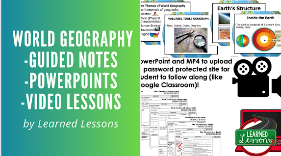 GEOGRAPHY Notes, GEOGRAPHY Interactive Notebook, Google and Print, GEOGRAPHY Note Taking, GEOGRAPHY PowerPoints, GEOGRAPHY Anticipatory Guides, GEOGRAPHY Digital Graphic Organizers