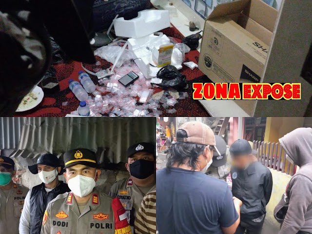 Operasi Narkoba 'Kampung Boncos Kota Bambu Selatan Jak - Barat di Gerebek Polisi