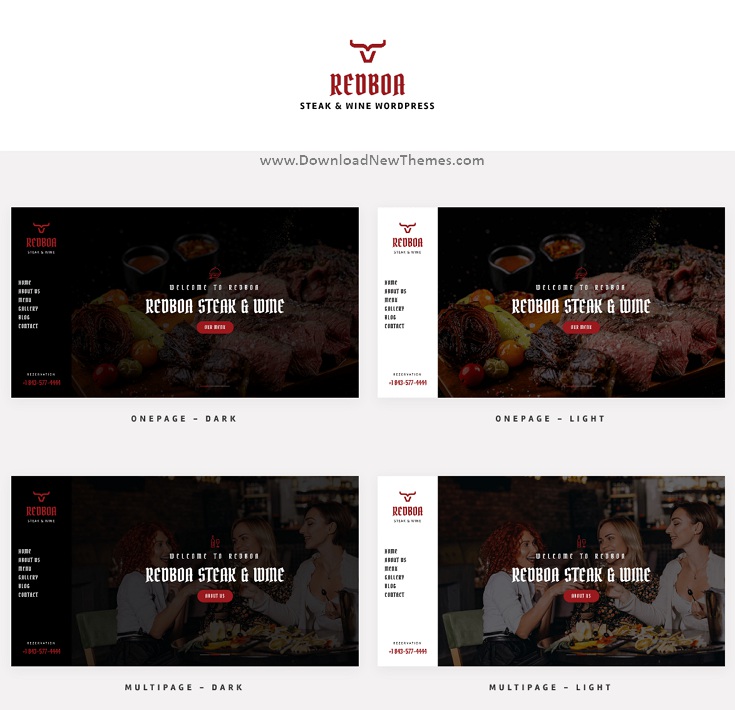 Redboa - Steakhouse Restaurant WordPress Theme