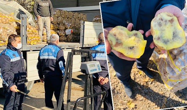 Urfa’da 20 ton patates imha edildi