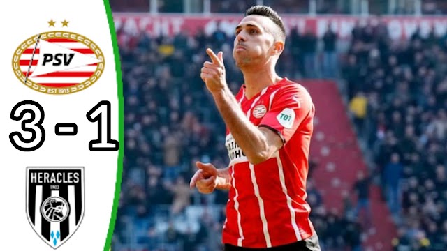 PSV vs Heracles 3-1 / All Goals and Extended Highlights / Eredivisie 