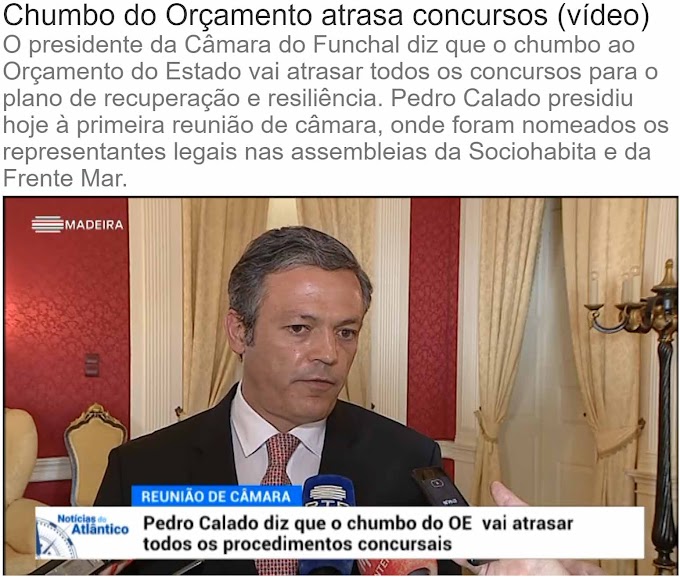 O azar do sonso anónimo que chumbou os orçamentos da CMF