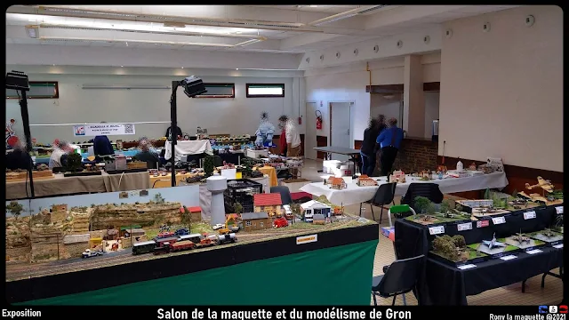 Salon de la maquette et du modélisme de Gron (89) de 2021.