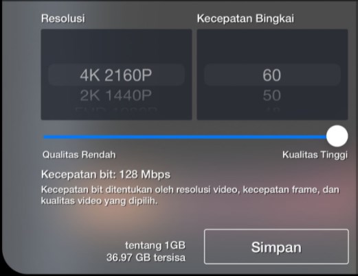 kualitas dan kecepatan fps tinggi dari kinemaster pro mod apk terbaru