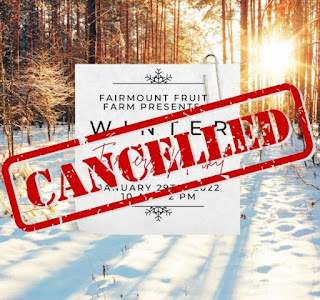 Winter Farmers Market update - canceled