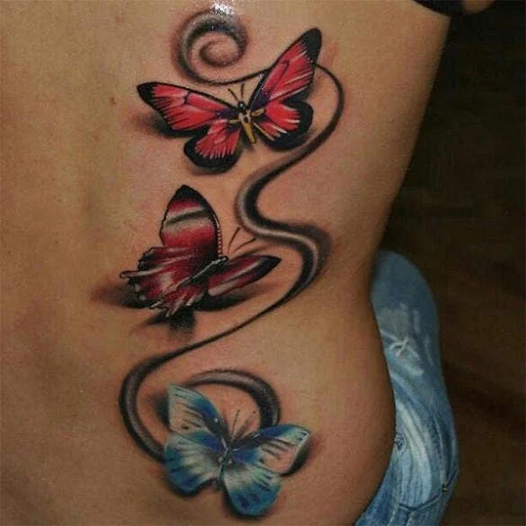 henna back tattoo