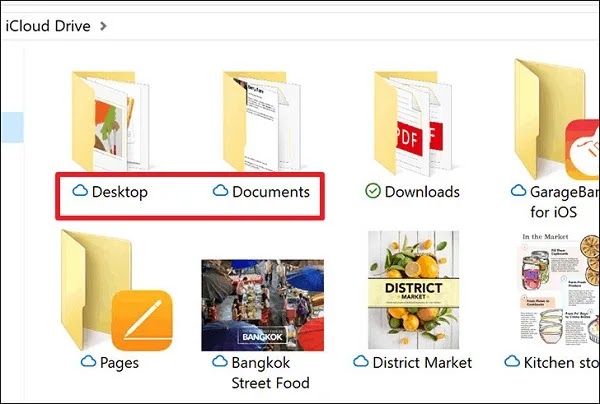 قم بتثبيت مشاركة مستندات iCloud Windows