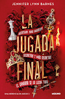 La jugada final de Jennifer Lynn Barnes, ya, novela joven adulto, misterio, aventura, ajedrez, romance, juvenil, dramas familiares, trilogía Una Herencia en Juego, triángulo amoroso