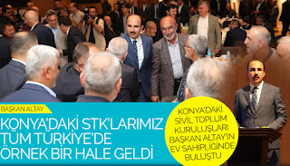 ​Başkan Altay: “Konya’daki STK’larımız Tüm Türkiye’de Örnek Bir Hale Geldi”