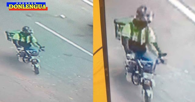Motorizado se disfrazó de delivery para atracar un local en Chacao