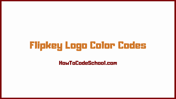 Flipkey Logo Color Codes