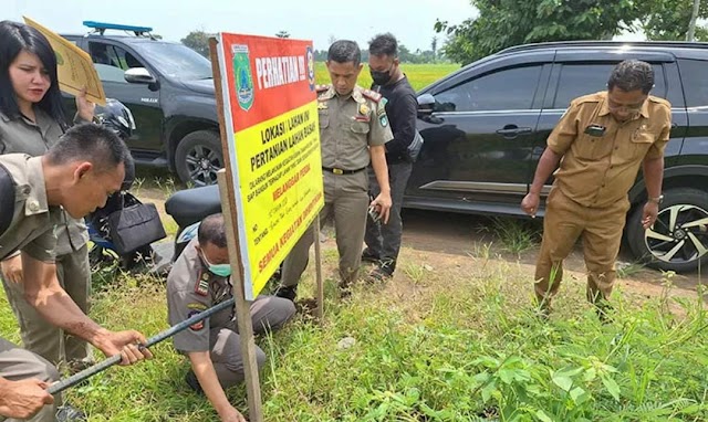 Penyegelan Kavling Ilegal di Kawasan Rembang, Kepala Satpol PP : Lokasi Masuk Zona Hijau 