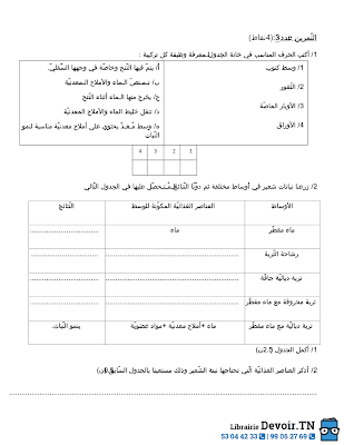 تحميل فرض تأليفي علوم الحياة و الأرض سنة ثامنة أساسي مع الاصلاح pdf 8svt سنة 8, تمارين علوم الحياة و الأرض svt ثامنة مع الإصلاح موقع مسار التميز 8ème