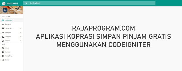 Aplikasi Koperasi Simpan Pinjam Gratis