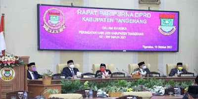 Sambut HUT ke-389 Kabupaten Tangerang, DPRD Gelar Rapat Paripurna