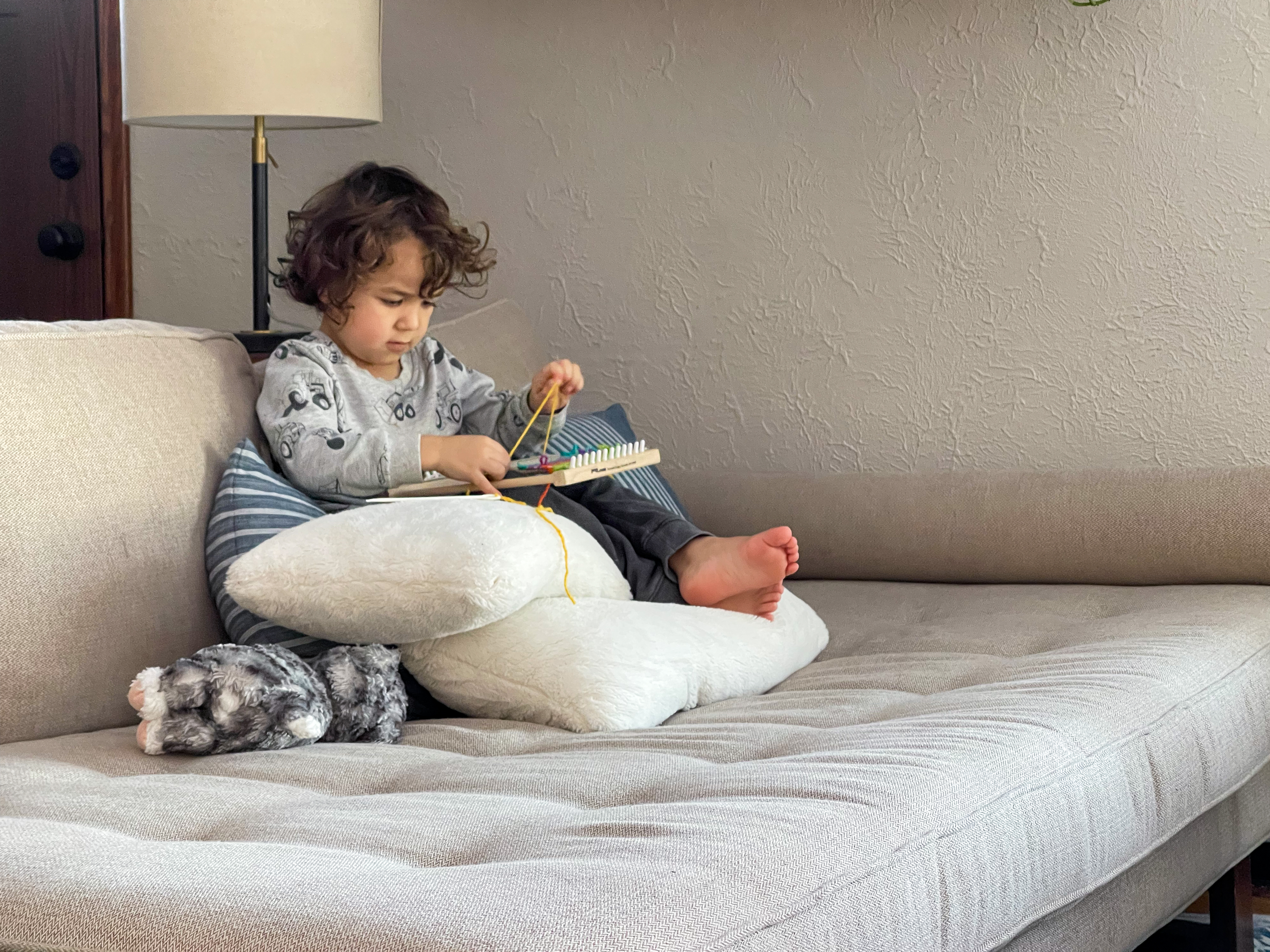 Montessori Play Shelves at 5-Years-Old